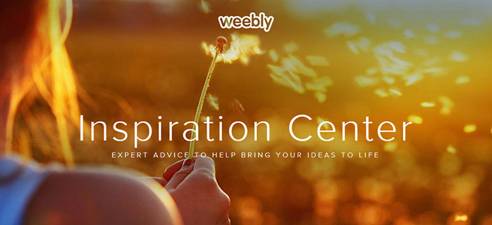 Weebly Inspiration Center